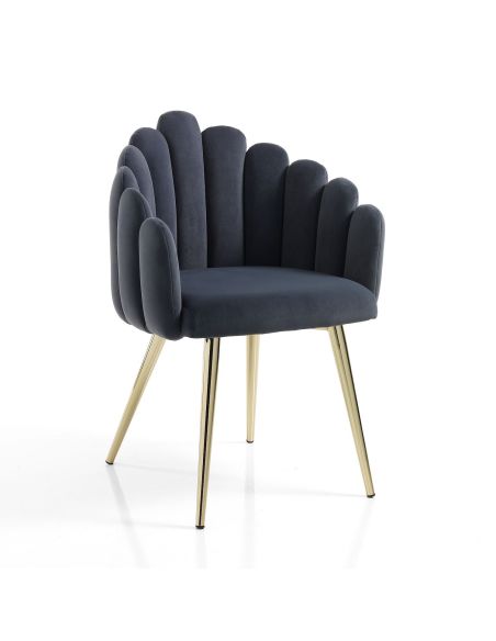 Sedia poltrona per camera da letto o soggiorno Sigrid