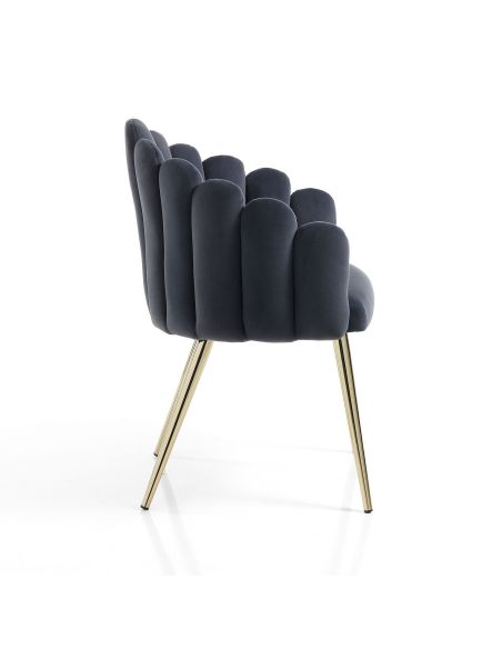 Sedia poltrona per camera da letto o soggiorno Sigrid