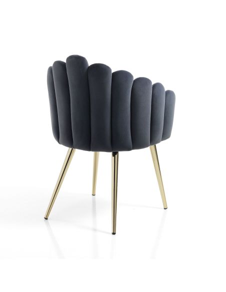 Sedia poltrona per camera da letto o soggiorno Sigrid