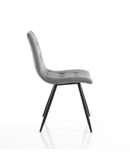 Set 4 sedie imbottite moderne Nayara