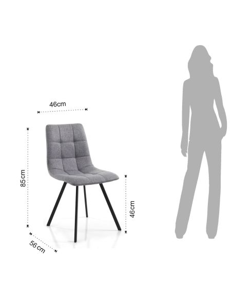 4 sedie imbottite design moderno Nayara New 4 sedie imbottite design moderno Nayara New