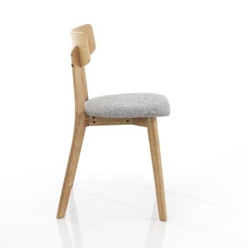 Coppia sedie in legno imbottite Talking Wood 2