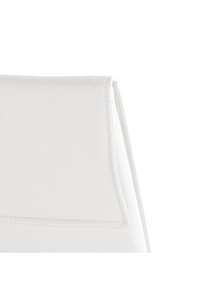 Set 4 sedie impilabili design moderno Drummor White