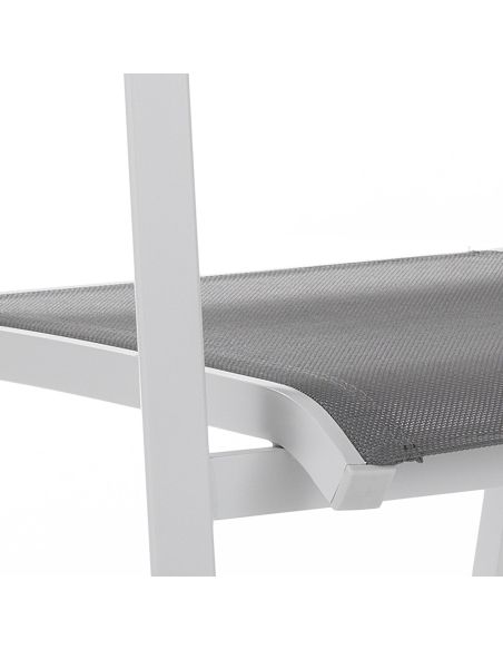 Coppia sedie da giardino con braccioli Xena