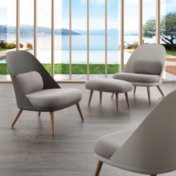 Poltroncina da camera o da salotto design Lokken 2