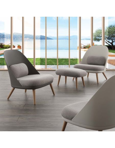 Poltroncina da camera o da salotto design Lokken