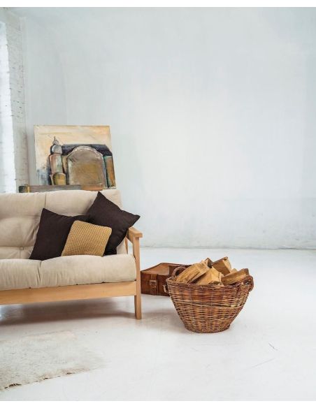 Divano letto in legno massello di faggio Kolari