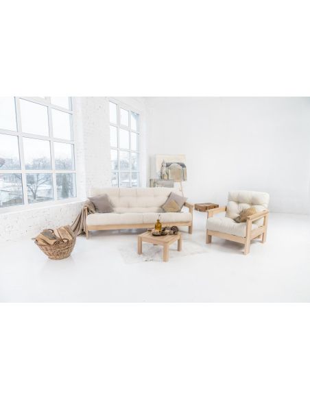 Divano letto in legno massello di faggio Kolari