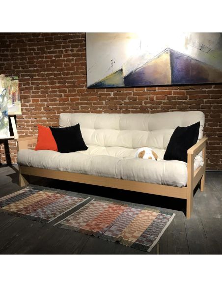 Divano letto in legno massello di faggio Kolari