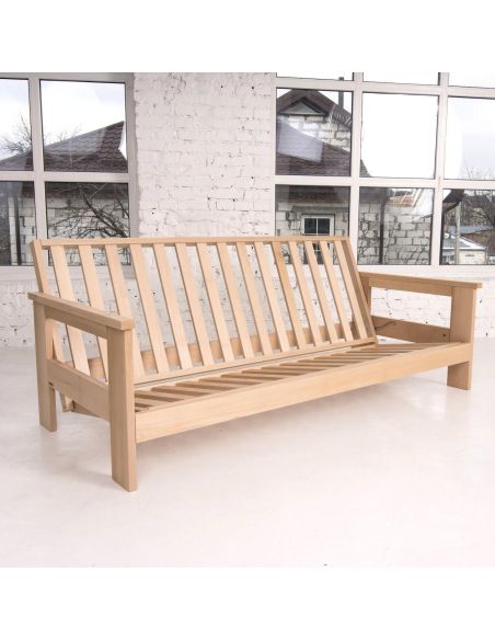 Divano letto in legno massello di faggio Kolari