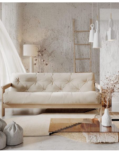 Divano letto in legno massello di faggio Kolari