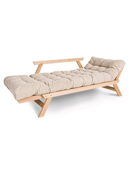 Divano letto singolo in legno massello Alborg Divano letto singolo in legno massello Alborg