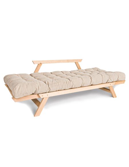 Divano letto singolo in legno massello Alborg Divano letto singolo in legno massello Alborg