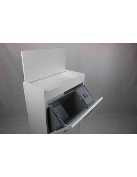 Mobile raccolta differenziata Gea in legno 4 secchi pattumiera Mobile raccolta differenziata Gea in legno 4 secchi pattumiera