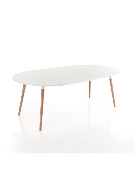 Tavolo rotondo allungabile moderno Angoon