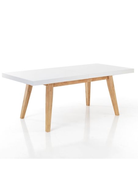 Tavolo allungabile in legno design moderno Julian 180 Tavolo allungabile in legno design moderno Julian 180