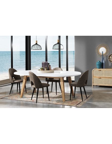 Tavolo ovale allungabile moderno Julian Tavolo ovale allungabile moderno Julian
