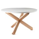 Tavolo rotondo in legno ed MDF Jerome