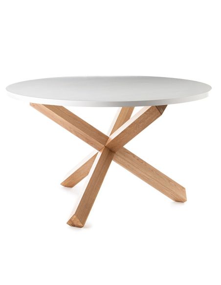 Tavolo rotondo in legno ed MDF Jerome Tavolo rotondo in legno ed MDF Jerome