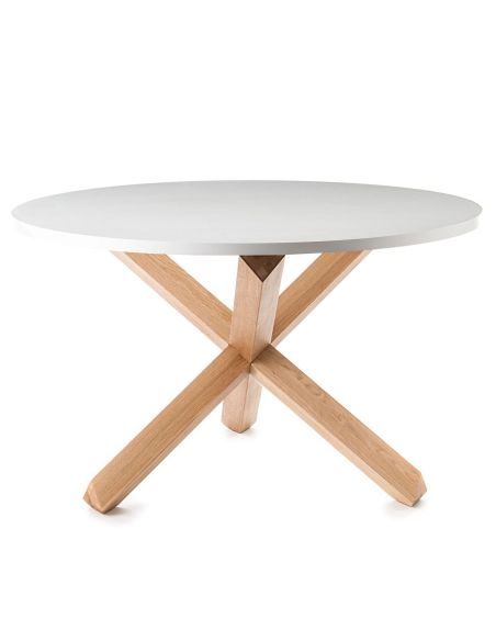 Tavolo rotondo in legno ed MDF Jerome Tavolo rotondo in legno ed MDF Jerome