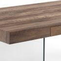 Tavolo scrivania in vetro e MDF Inside Evo