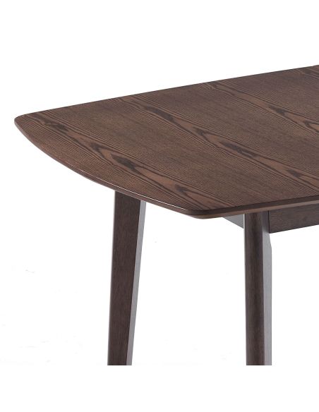 Tavolo sala da pranzo allungabile Aleksis Walnut Tavolo sala da pranzo allungabile Aleksis Walnut