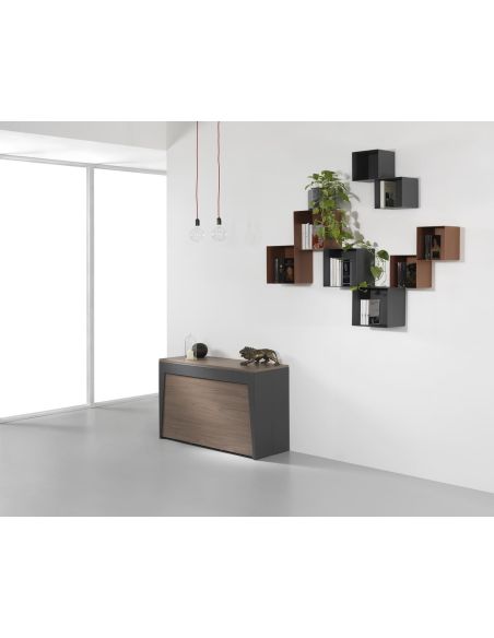 Tavolo consolle allungabile con sedie Glen Tavolo consolle allungabile con sedie Glen