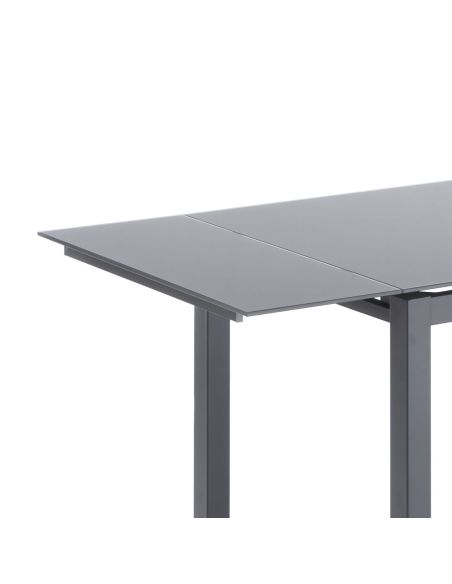 Tavolo rettangolare allungabile 110x70 cm Learn Grey