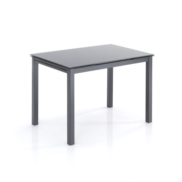 Tavolo rettangolare allungabile 110x70 cm Learn Grey