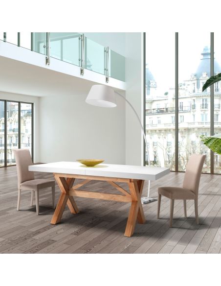 Tavolo in legno allungabile fino a 360 cm Uprising