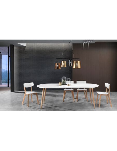 Tavolo rotondo allungabile in legno Elmer Tavolo rotondo allungabile in legno Elmer