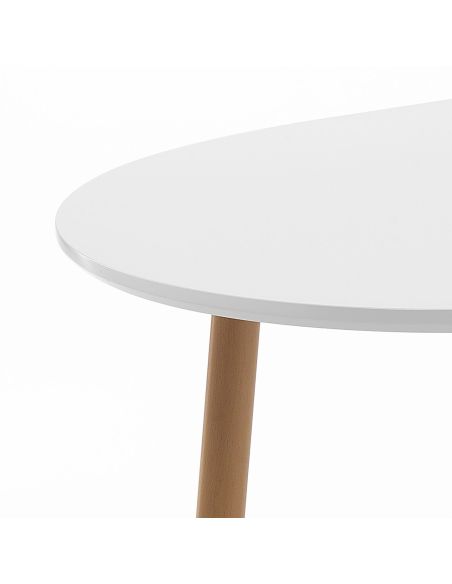 Tavolo rotondo allungabile in legno Elmer Tavolo rotondo allungabile in legno Elmer