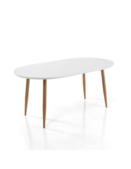 Tavolo rotondo allungabile in legno Elmer Tavolo rotondo allungabile in legno Elmer