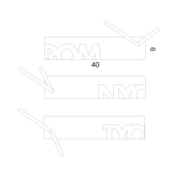 Orologio da parete in legno design moderno Souvenir 3 2