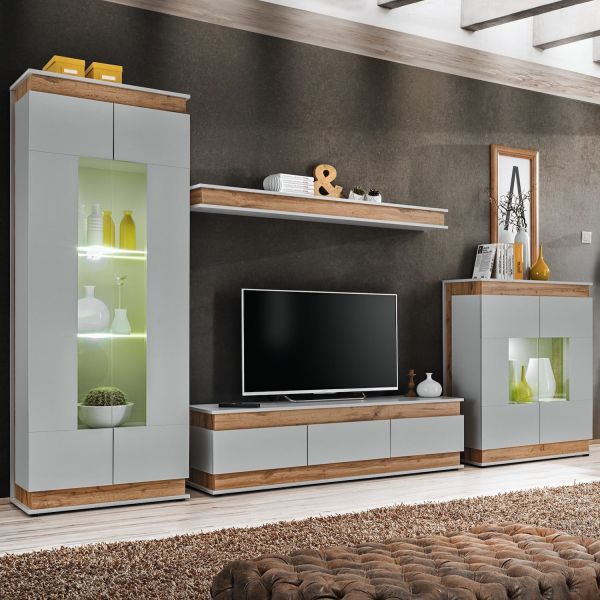 Parete TV design moderno Gabin