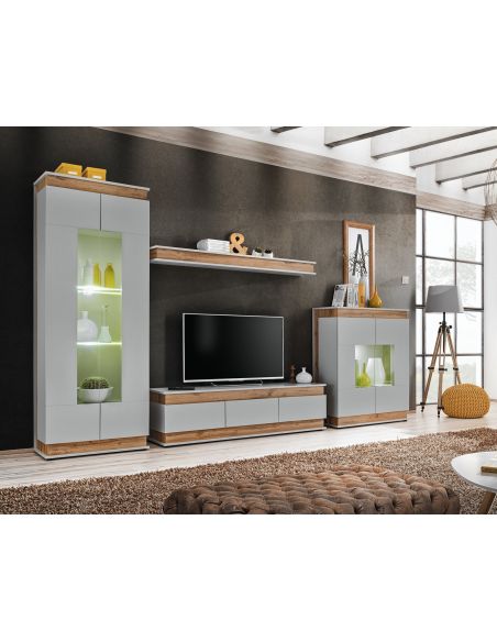 Parete TV design moderno Gabin