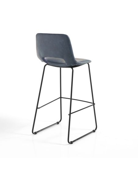 Coppia sgabelli design moderno Samuel Grey