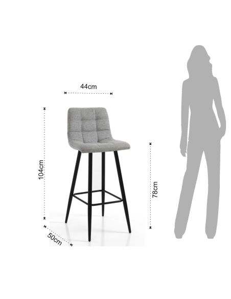 Coppia sgabelli alti da cucina Miracle Coppia sgabelli alti da cucina Miracle