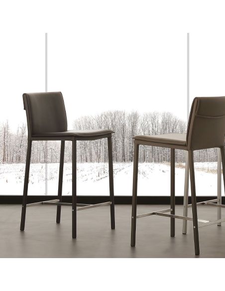 Coppia sgabelli da cucina moderni Sarianna