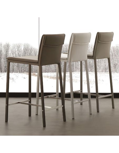 Coppia sgabelli da cucina moderni Sarianna