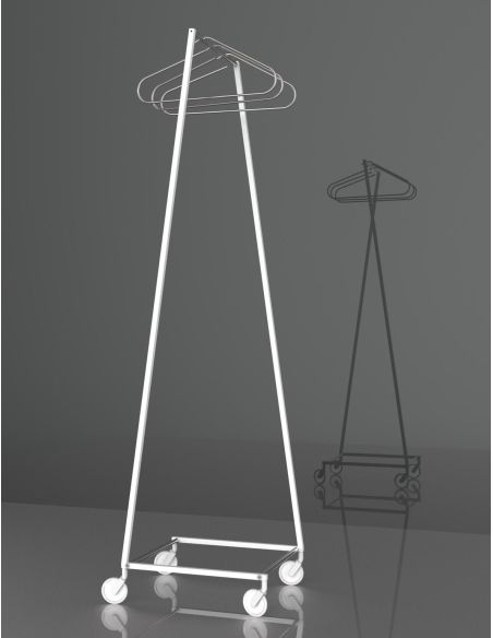 Stand appendiabiti in acciaio Otis J Mobile