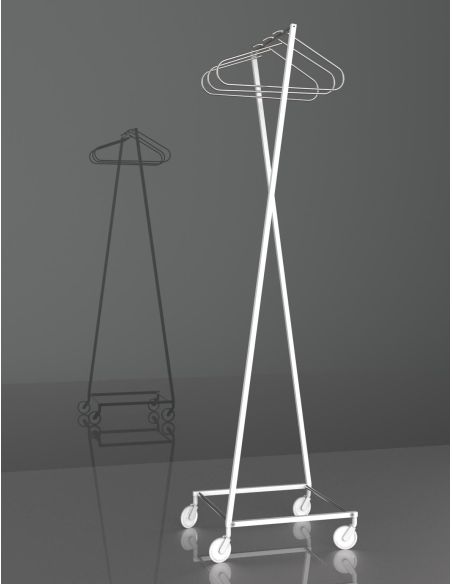 Stand appendiabiti in acciaio Otis J Mobile