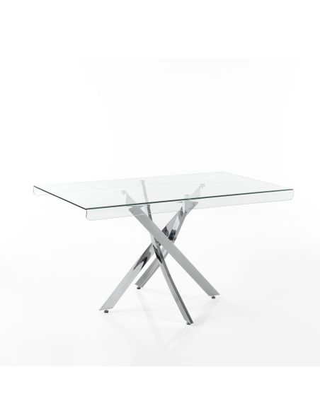 Scrivania in vetro design moderno Travis Scrivania in vetro design moderno Travis