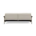 Divano letto comodo regolabile con braccioli in legno Dublexo Frej - 527 Mixed Dance Natural