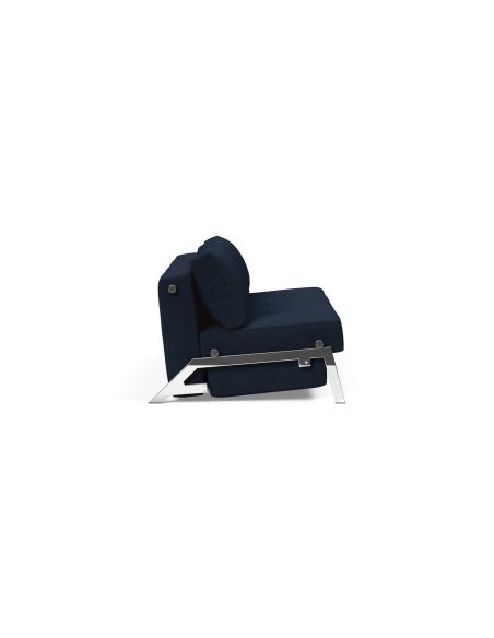 Divano letto matrimoniale convertibile salvaspazio 160 cm Cubed 160 - 528 Mixed Dance Blue