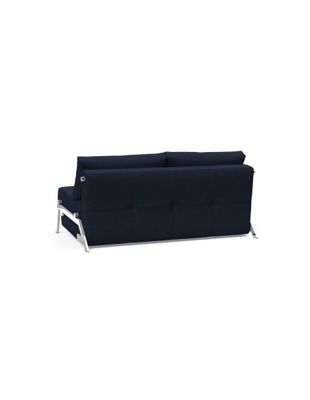 Divano letto matrimoniale convertibile salvaspazio 160 cm Cubed 160 - 528 Mixed Dance Blue