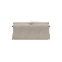 Divano letto matrimoniale convertibile salvaspazio 160 cm Cubed 160 - 612 Blida Sand Grey