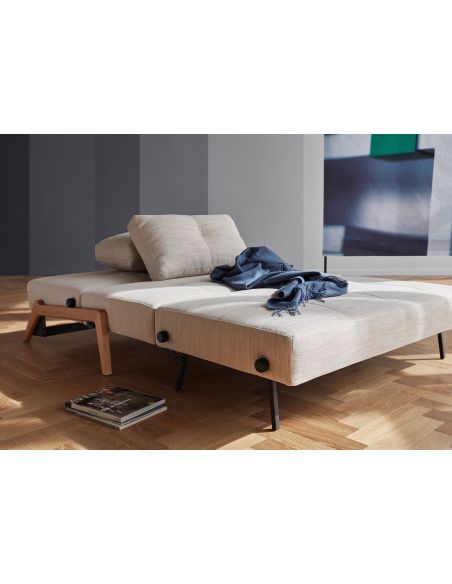 Divano letto matrimoniale convertibile salvaspazio 160 cm Cubed 160 - 612 Blida Sand Grey Divano letto matrimoniale convertibile salvaspazio 160 cm Cubed 160 - 612 Blida Sand Grey