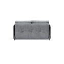 Divano letto Cubed Arm con braccioli convertibile salvaspazio 140 cm - 565 Twist Granite