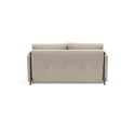 Divano letto Cubed Arm con braccioli convertibile salvaspazio 140 cm - 612 Blida Sand Grey